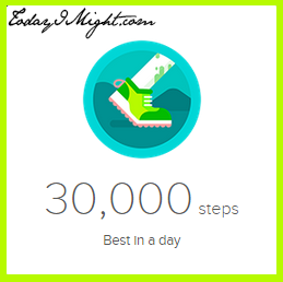 fitbit 30000 steps